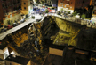 Rome’s sink hole swallows up six cars